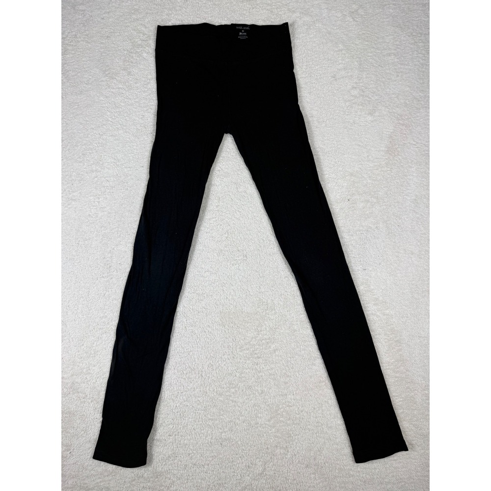 Wet Seal Leggings Women Medium Black Good Cotton Blend Stretch Casual Basics